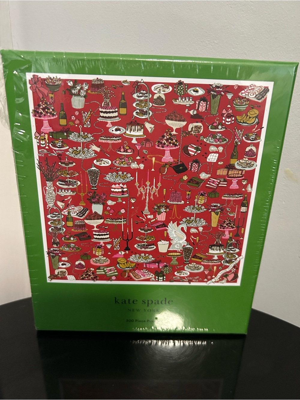kate spade Red & Green Festive Dessert Puzzle Box